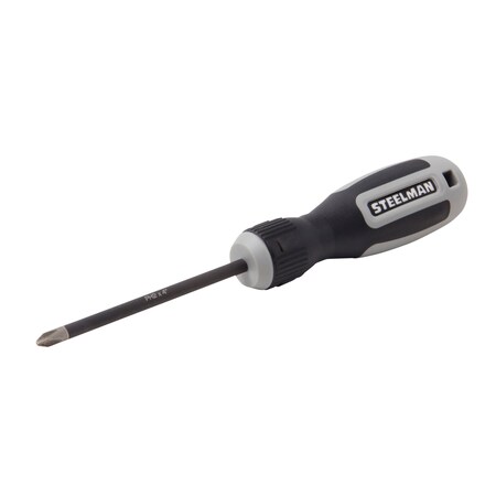 Steelman Phillips Head Diamond Tip Screwdriver, PH2 x 4" 41859